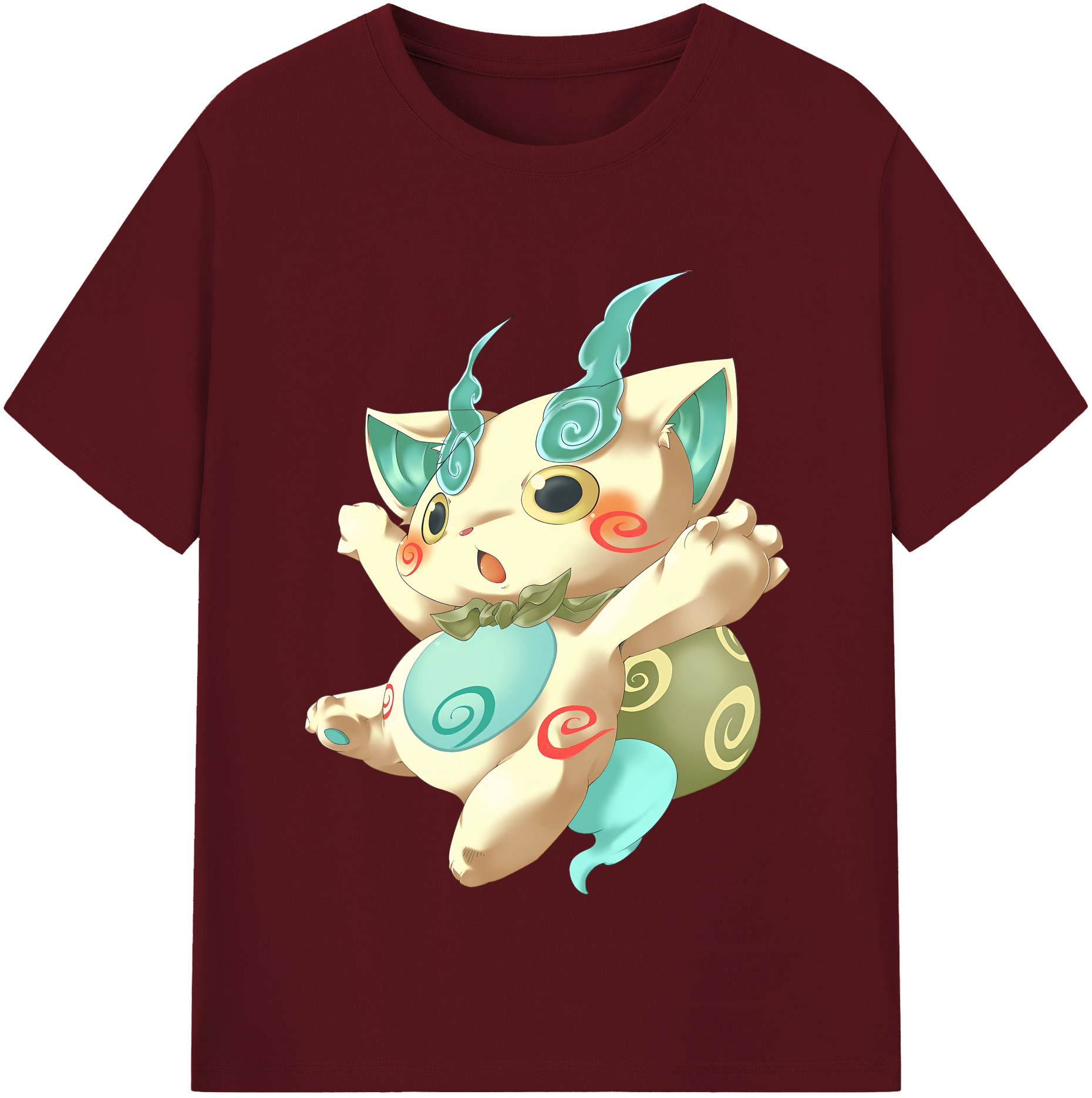 （画像用） 妖怪ウォッチ Yo-kai Watch 綿100％半袖Tシャツ（フロントプリント）